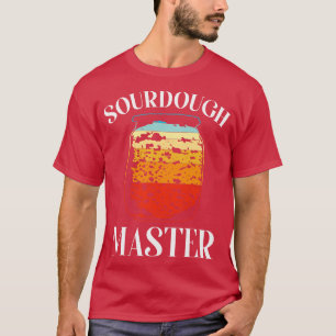 Camiseta padaria padeiro padeiro pastor Sourdough Mestre