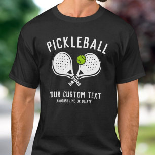 Camiseta Paddle & Ball do Team Club do Pickleball Personali