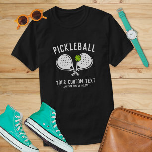 Camiseta Paddle & Ball do Team Club do Pickleball Personali