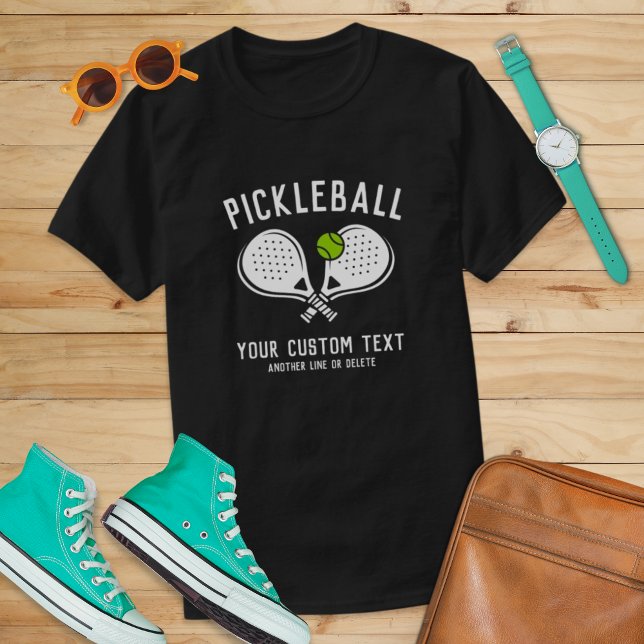 Camiseta Paddle & Ball do Team Club do Pickleball Personali (Criador carregado)