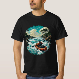 Camiseta Paddle de Águas Brancas Packrafting Corredeiras do