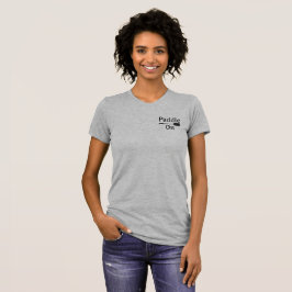 Camiseta Paddle na Design - Bella feminina+Canvas Ajustado 
