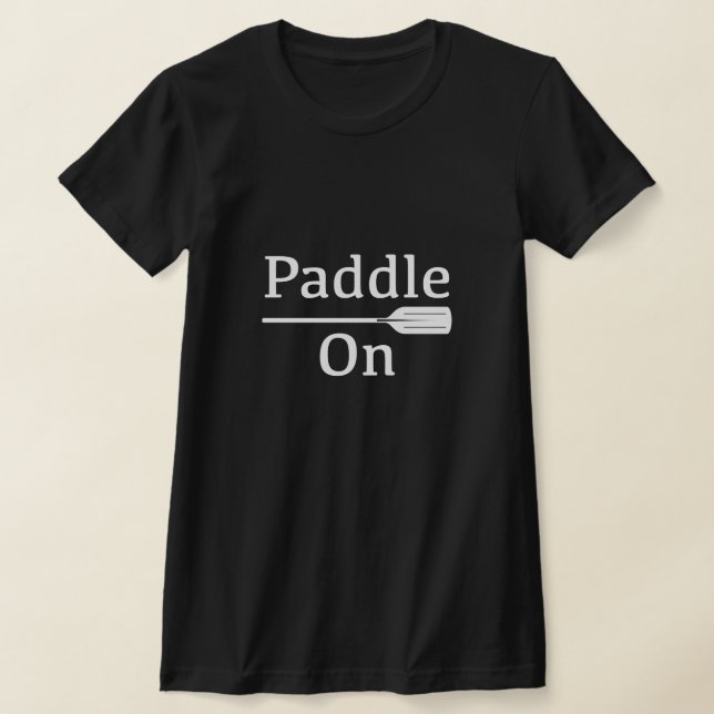 Camiseta Paddle na Design - Bella feminina+Canvas Ajustado  (Postura )