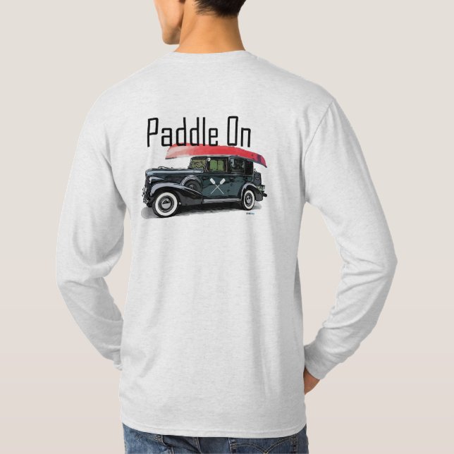 Camiseta Paddle no Classic Car Design - Basic Sl (Alça de L (Verso)