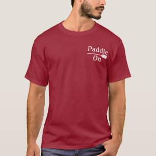 Camiseta Paddle no Design - Camisa-T Escura Básica Masculin