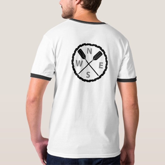 Camiseta Paddle On Explorer Design - T-S de toque básico ma (Parte Traseira Completa)