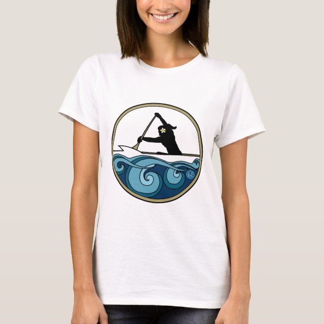 Camiseta Paddler de EWD Wahine (Frente)