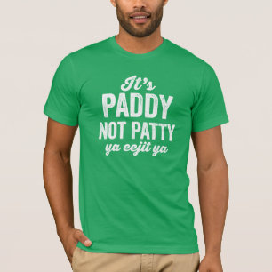 Camiseta Paddy não Patty, Ruas verdes engraçadas.
