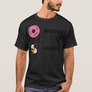 Camiseta padeiro de abelha que se preocupa com a rosquinha 