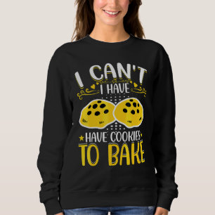 Camiseta Padeiro Não Posso Tenho Biscoitos para Assar Bis