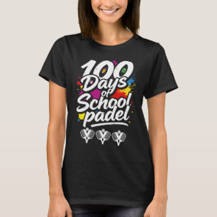 Camiseta padel 100 Dias De Escola professor amante Esporte