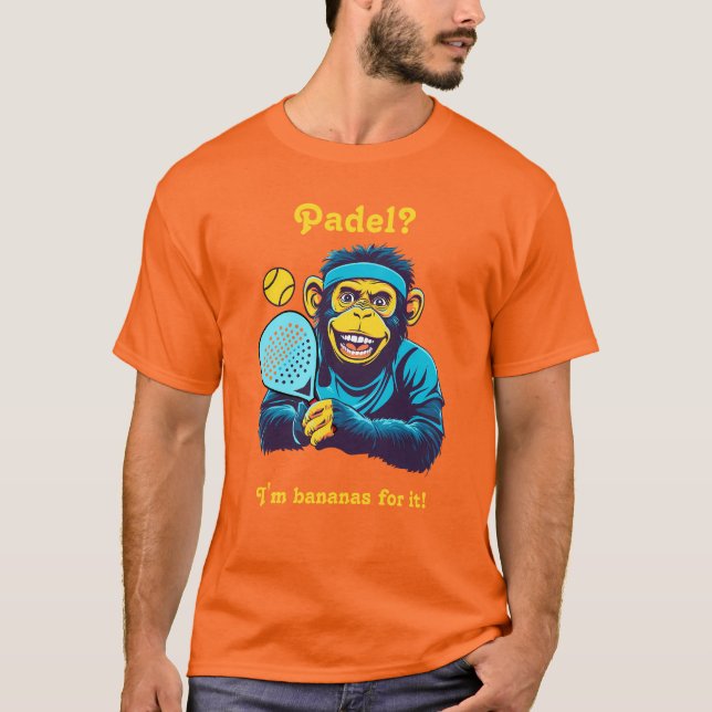 Camiseta Padel Bananito the Padel Prodigy (Frente)