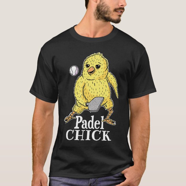 Camiseta Padel Chick  Woman Padel Sport Joke Female Padel P (Frente)