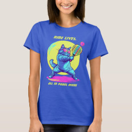 Camiseta 🐈‍⬛Padel CLAWS OUT. GAME ON