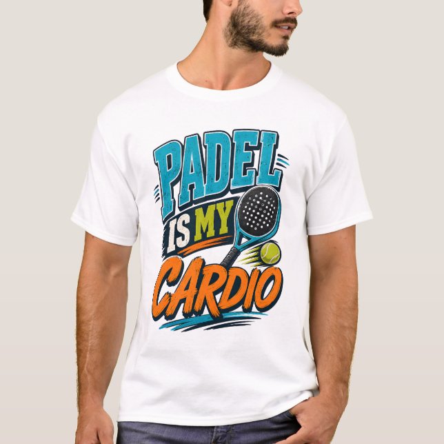 Camiseta Padel É Meu Exercício Retro Esportes (Frente)