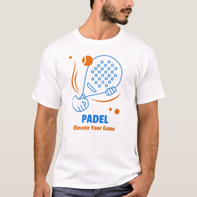 Camiseta Padel: Elevem o Jogo (Frente)
