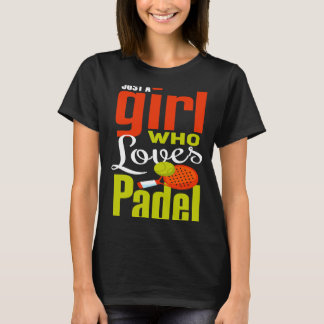 Camiseta Padel  I Love Sport Padel Girls  Padel Player