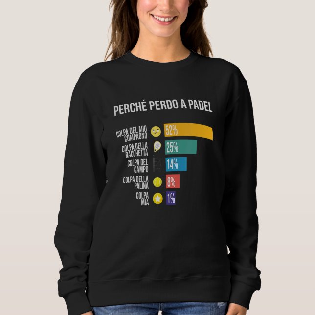 Camiseta Padel Man Paddle Tênis Para Paddlists (Frente)