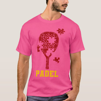Camiseta Padel Paddle Tênis Paddel Racquet Ball Quebra-cabe