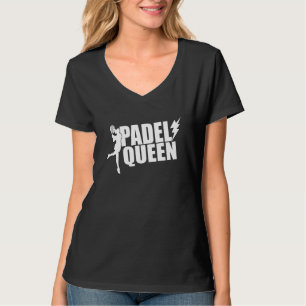 Camiseta Padel Paddle Tênis Queen Princess Backhand Racket