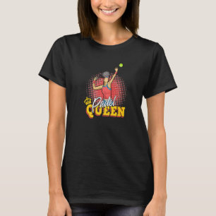 Camiseta Padel Paddle Tênis Queen Princess Backhand Racket