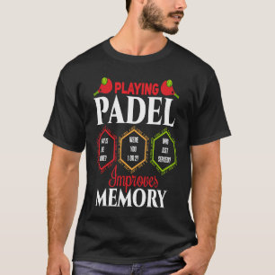 Camiseta Padel Padel melhora a memória do jogador do Padel