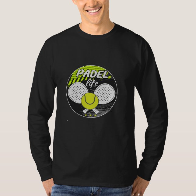 Camiseta Padel Racquet Paddle Racket Padel Tennis Padel Lif (Frente)