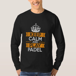 Camiseta Padel Reproduzindo Racket Esportivo Tênis Fu