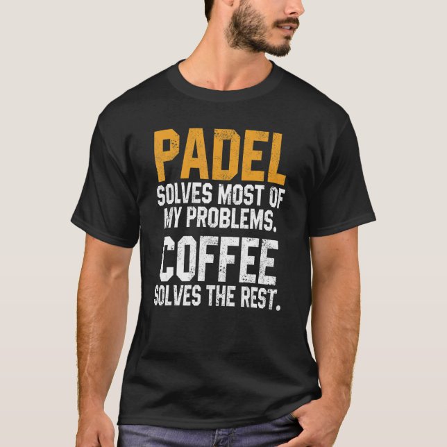 Camiseta Padel Resolve Os Meus Problemas Com O Ônibus De Ca (Frente)