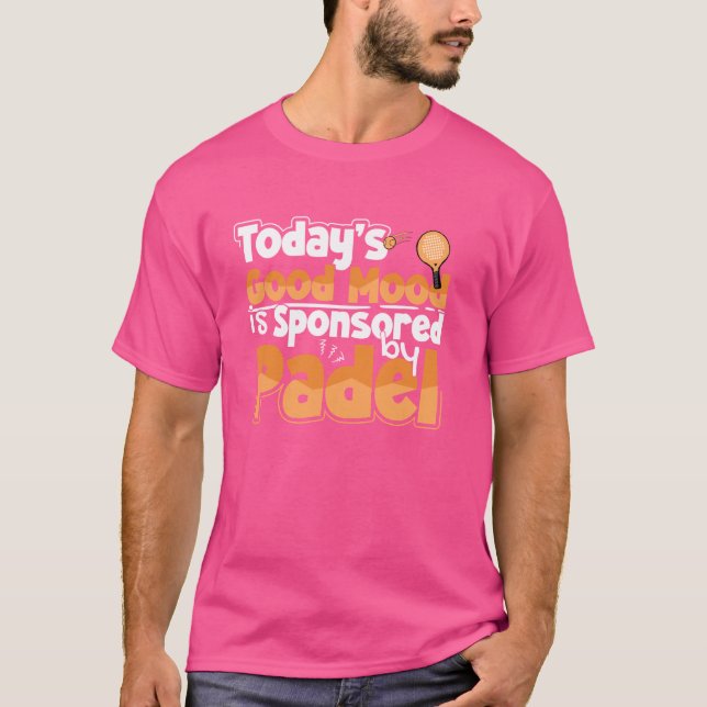 Camiseta Padel Tênis Player Racket Esportivo Esportivo Pade (Frente)