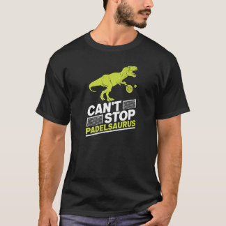 Camiseta Padel Tênis Rex Dino Para Jogadores De Padel