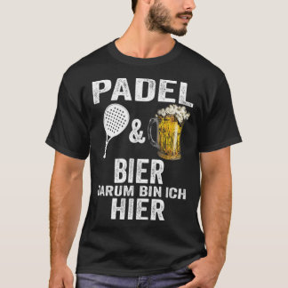Camiseta Padel Tennis Beer Padel Tennis Player Hobby dunkin