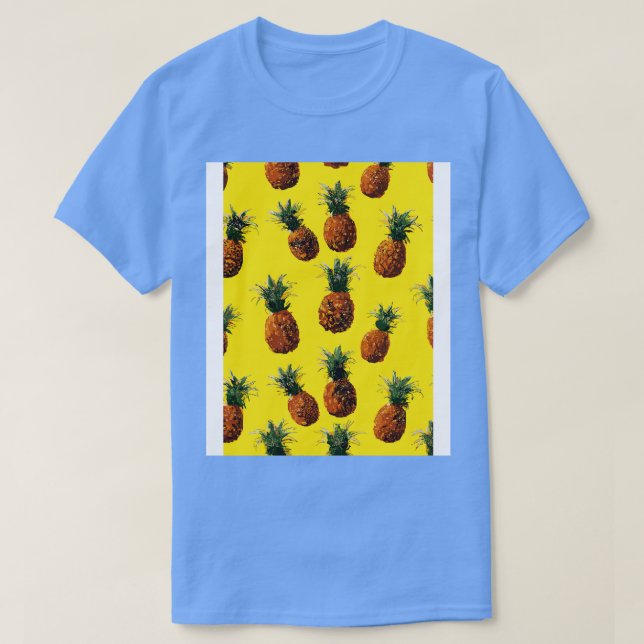 Camiseta Padrão 2 do ananás (Frente do Design)