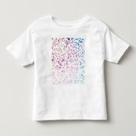 Camiseta Padrão abstrato Terrazzo Mosaico rosa e azul