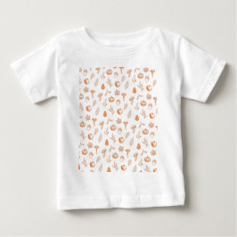 Camiseta Padrão Aconchegante de Outono
