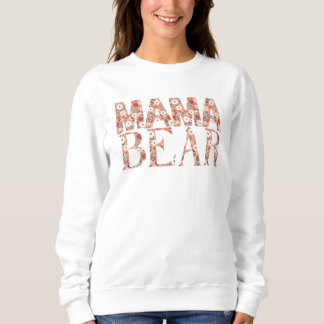 Camiseta Padrão Aconchegante Floral Ditsy da Mamãe Urso