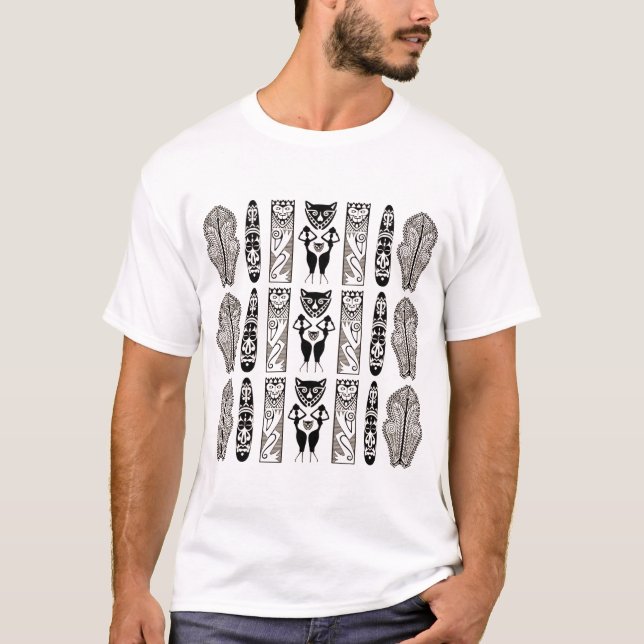 Camiseta Padrão Africano (Frente)