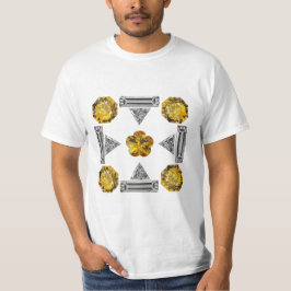 Camiseta Padrão amarelo