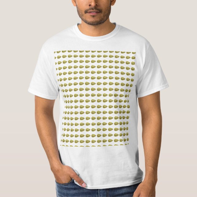 Camiseta Padrão amarelo (Frente)