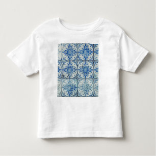 Camiseta Padrão Antiquado de Azulejos Portugueses - Azulejo