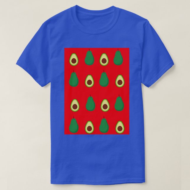 Camiseta Padrão avermelhado (Frente do Design)