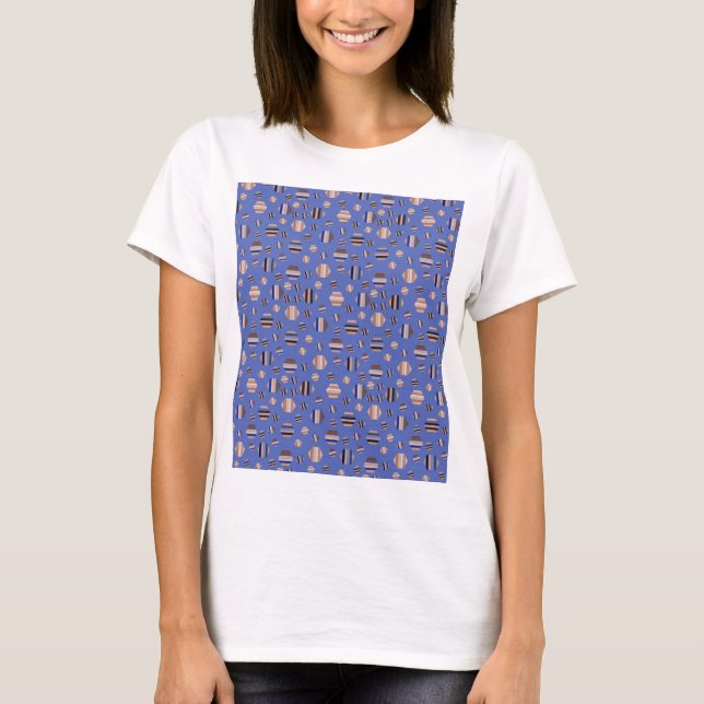 Camiseta Padrão bonito de Verão (Frente)