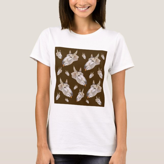 Camiseta Padrão Brown Donkey, (Frente)