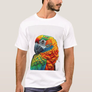 Camiseta Padrão Caleidoscópico Vibrante