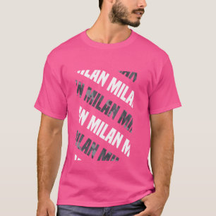 Camiseta Padrão Camo de Milão Camuflagem Cinza