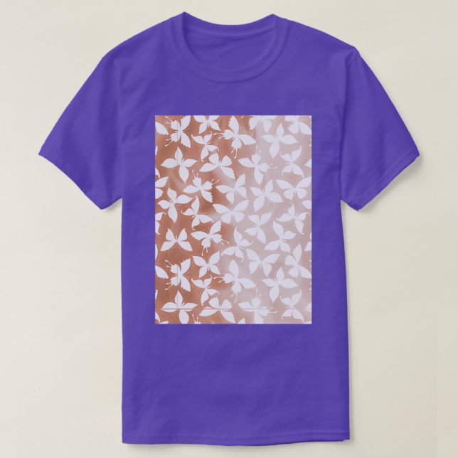 Camiseta Padrão Celestial Sem Costura Padrão Celestial (Frente do Design)