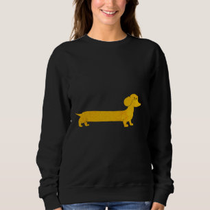 Camiseta Padrão Colorido Divertido do Cão Dachshund