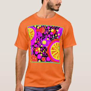 Camiseta Padrão Colorido do Fruta