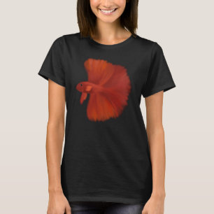 Camiseta Padrão contínuo de peixe arraia de aquarela