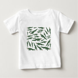 Camiseta Padrão Crocodilo de Alligador Cuto